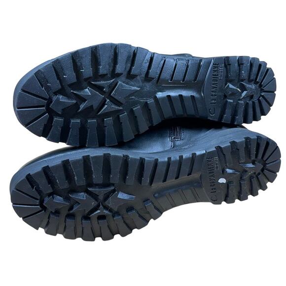 La Canadienne NWOB Aidan Shearling Lined Leather Bootie Black Size 6.5 Side Zip - Picture 8 of 10